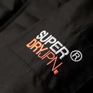 【Superdry】女裝 外套 防風防潑水 經典三層拉鍊款 MOUNTAIN WINDCHEATER 黑