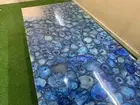 72" x 36" Rectangular Agate Tabletop - Handmade Natural Stone Furniture