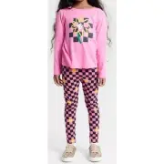 Epic Threads Girls Checker Flower T-Shirt Size L 218