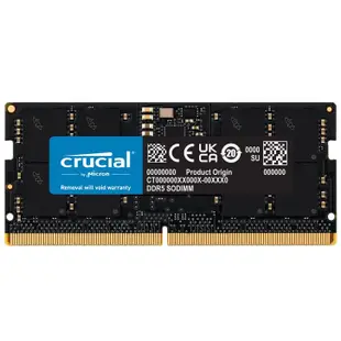 Micron Crucial 美光 DDR5 4800 8G 16G 32G 筆記型記憶體 (CT16G48C40S5)