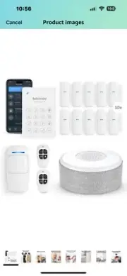 tolviviov 15Piece Alarm System for Home Security DIY Door Alarm Security Systems
