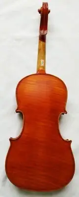 4/4 violin flame maple back rib neck spruce top Unassembled new Single Back#01