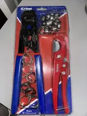 ICRIMP RATCHET PEX CINCH TOOL With Removing Function For 3/8 To 1-Inch Clamps..