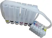 NonMiFyR Continuous Ink Supply Kits DIY Durable Empty Refillable 6 Colors Ink Supply System Refill Kits