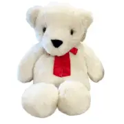 NWT Vtg White Teddy Bear 28" Aurora Huggy Large Jumbo Plush Stuffed Animal
