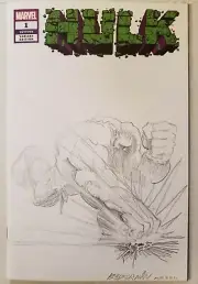 Hulk #1 Original Pencil Sketch by Ian Bederman