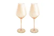 Maxwell & Williams: Glamour Wine Glass Set - Coral (Set of 2)