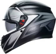 AGV K3 Compound, full face helmet , color: Matt Black/Grey , size: S
