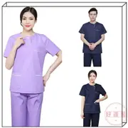 💗台灣出貨💗 洗手衣長袖手術服男女牙科醫生護士工作服短袖刷手衣套裝