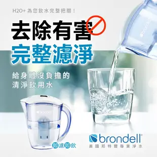 【Brondell】美國邦特爾極淨白濾水壺+10芯