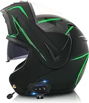 Bluetooth Motorcycle Helmet Modular Dual Lens Racing Helmets Flip Up Men Women Protection Caps Four Seasons Classic Helmet DOT/ECE Approved