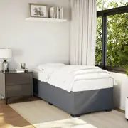 vidaXL Bed Frame without Mattress Dark Grey 90x190 cm Velvet