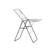 Brabantia HangOn Laundry Drying Rack (67ft / Matt Black) Compact, Foldaway, A...