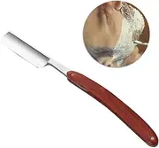 HONITANO Straight Razor for Men Handmade Stainless Steel Shaving Razor with Natural Wood Scale for Barbers and Home Use Safe and Portable Design for Effortless Shaving