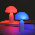 Touch Dimmable Table Lamp Color Changing Mushroom Night Light Bedroom