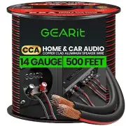 Flexible and Lightweight 14 AWG Speaker Wire - 500 Feet for Easy Installations