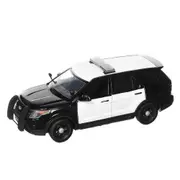 Motormax 1:24 Scale 2022 Ford Police Interceptor Utility Black White Car Model