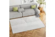 Artiss Floor Rugs 160x230cm Washable Area Mat Large Carpet Faux Rabbit Fur Cyril
