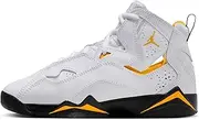 [Nike] Jordan Big Kid's True Flight White/Black-Yellow Ochre (343795 107) - 6