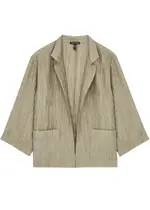 Eileen Fisher Cloqué Jacket - Beige - M (UK 14-16 / L) M (UK 14-16 / L)