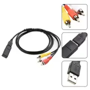 To USB Audio/Video A/V Female To Female Adapter Cable Newly Great