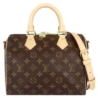 在飛比找Yahoo奇摩購物中心優惠-LV M41113 Monogram 老花帆布25cm兩用波