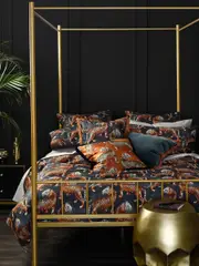 MM Linen Tigress Quilt Cover Set Grey