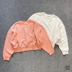 貳柒商店) ADIDAS SWEATSHIRT 女款 三葉草 短版 大學T 衛衣 刷毛 休閒 H06659 H40022