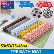 Bath Shower Mat Non-Slip Shower Mat Bathtub Mats Rubber Sucker Bathroom Mats