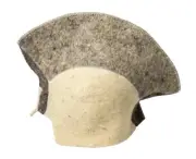 Cosplay コスプレ kosupure Hand FELTED SPA russian sauna hat wool for men legionary