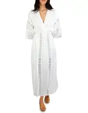 [Belle & Bloom] Hideaway Maxi Dress in White