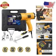 Ergonomic 1800W Hot Air Gun with Adjustable Temperatures & Essential Accessories
