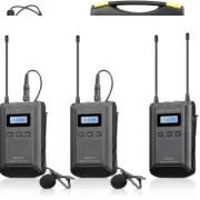 Pro 5D W2LM DC 2 wireless lavalier mic for Canon EOS R 5DS 5DSR II Mark IV 1D X