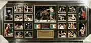 CONOR McGREGOR Signed Photo 8”x12” UFC Collage FRAMED Buy Genuine COA