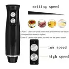 500W Hand Blender Mixer 4 In 1 Processor Chopper Mixer Bowl Egg Whisk & Beaker