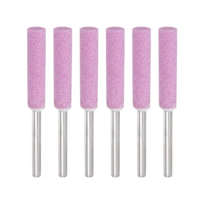 6pcs Diamond Coated Chainsaw Sharpener Bits 7/32" Chain Saw Grinder, Ceramics