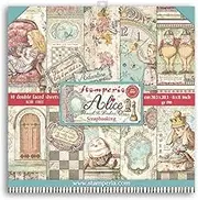 Stamperia Double-Sided Paper Pad 8"X8" 10/Pkg-Alice Through The Looking Glass -SBBS42