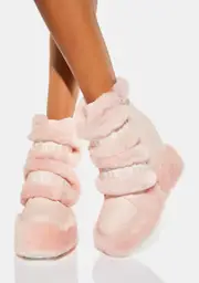 [Anthony Wang] Pink Dizzy Dream Wedge Boots