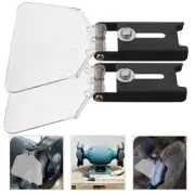 2 Pcs Bench Eye Shield Assembly Kit Nut Electric Grinder Safety Goggles