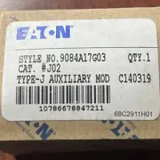 EATON CUTLER HAMMER Type - J02 AUXLIARY CONTACTS MODEL C 9084A17G03 INTERLOCK