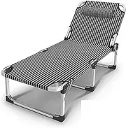 SEYFI Lightweight Camping Chairs Loungers Folding Chair Deck Chair Chaise Lounges,Terrace Recliner Beach Chair Folding Lounge Camping Pool/D