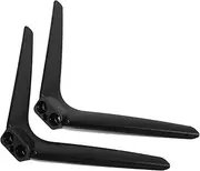 Cabilock 1 Set Television Stand: Strong Plastic Construction Support Base with Screws - with No-Drill Installation for Monitors and Projectors