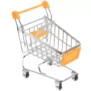Mini Shopping Cart Office Basket for Groceries Organizer Storage