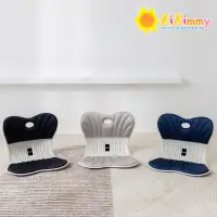 在飛比找momo購物網優惠-【kikimmy】3D護脊美學椅墊 -3色可選(椅座墊 靠墊