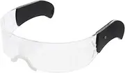 [BESPORTBLE] LED Visor Glasses Futuristic Glowing Eyeglasses for Parties Festivals and Costumes Multiple Flash Modes Eye Catching Photography Props for Night Events