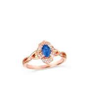 Le Vian 14K Rose Gold 0.63 ct. tw. Diamond & Sapphire Half-Eternity Ring