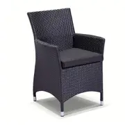 Sahara 10 Seat Outdoor Teak and Wicker Dining Setting - Outdoor Wicker Dining Settings