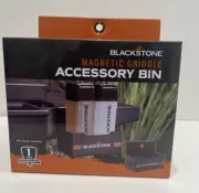 Blackstone Magnetic Griddle Accessory Bin hold Plastic Bottles Spice Holder Tray