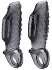 Adult Men's Penis Sleeve Enlarging Lock Ring Cover Penis Sex Exercise Toy