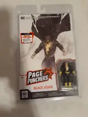 DC Page Punchers Black Adam With Action Figure